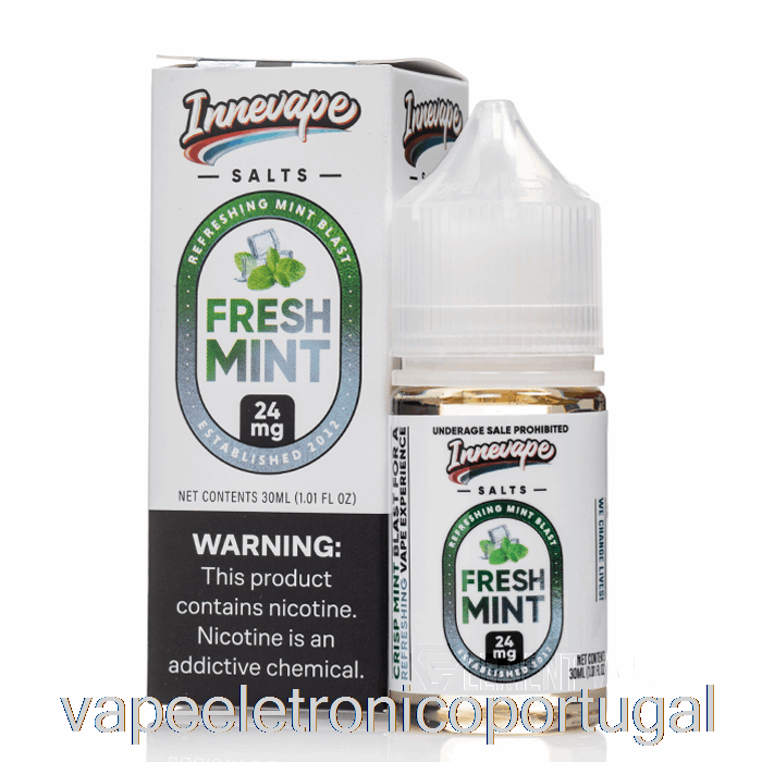 Vape Eletrônico Sais De Menta Fresca - Innevape E-liquid - 30ml 24mg